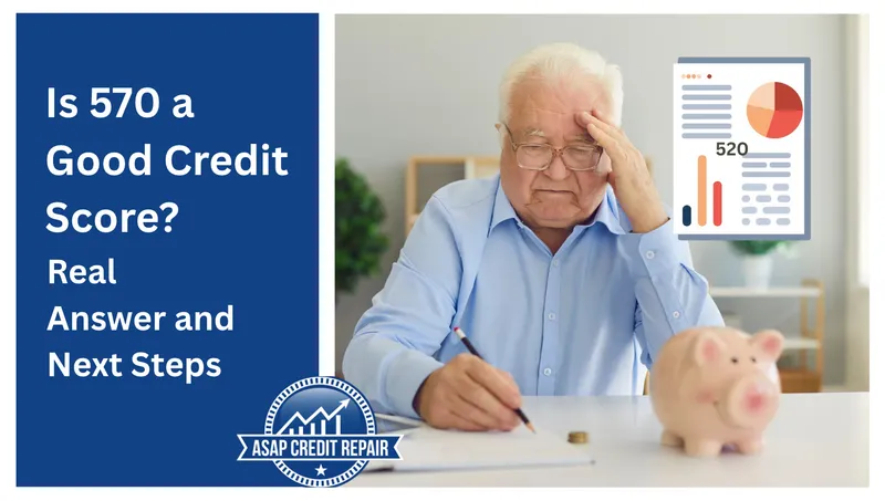 Is 570 a Good Credit Score? Real Answer and Next Steps